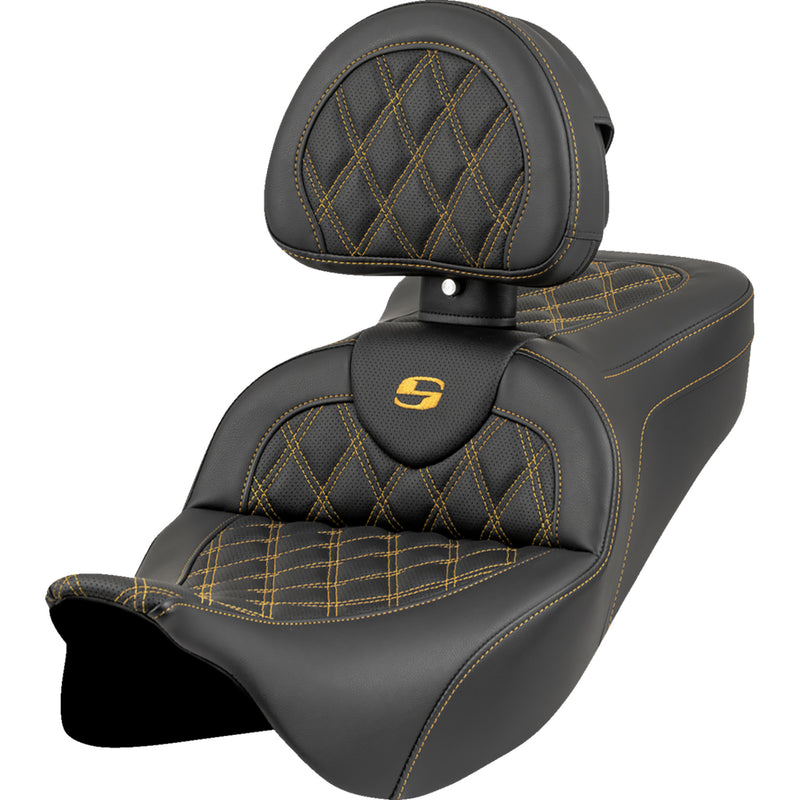 Saddlemen Roadsofa™ Seat - 808-07B-182B7 For Harley Touring 2008-2025