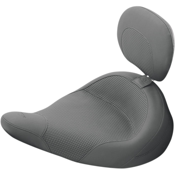 MUSTANG 0801-0473 79548 Solo Seat with Removable Driver Backrest - Police Solo Seat - Driver Backrest