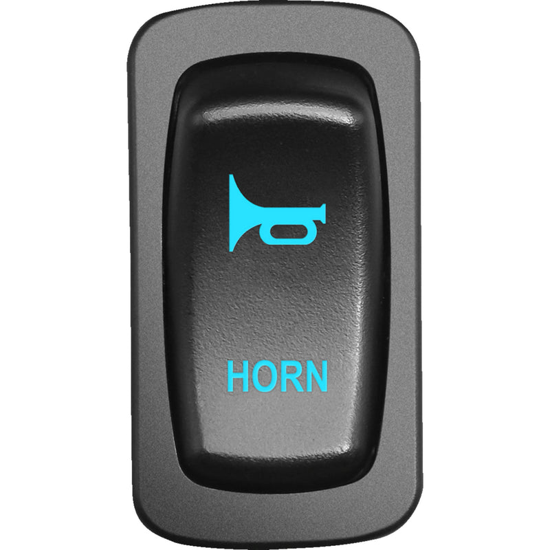 MOOSE OFFROAD 2106-0599 HRN-CAR-B Low-Profile Switch Switch - Horn - Blue