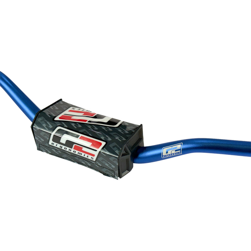 G2 ERGONOMICS CORP. 0601-6966 80-2030 Slicer Pre-Tapped Handlebar high - blue