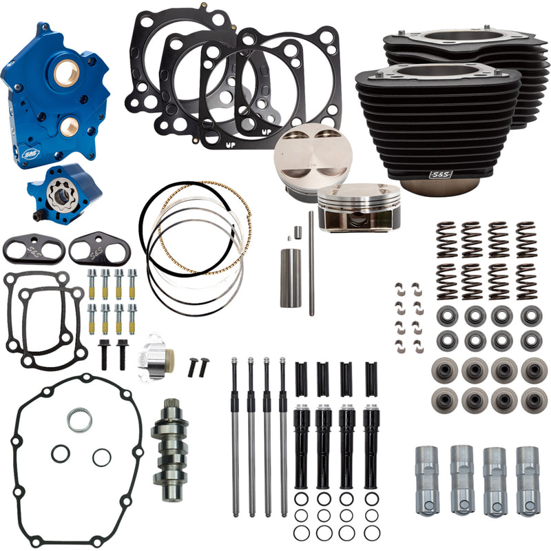 S&S Cycle Power Package Performance Kit - 310-1057D For Harley Motorcycles 2017-2026