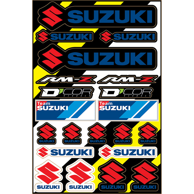 D'COR VISUALS 4320-2243 40-40-104 Decal Sheet suzuki cor2