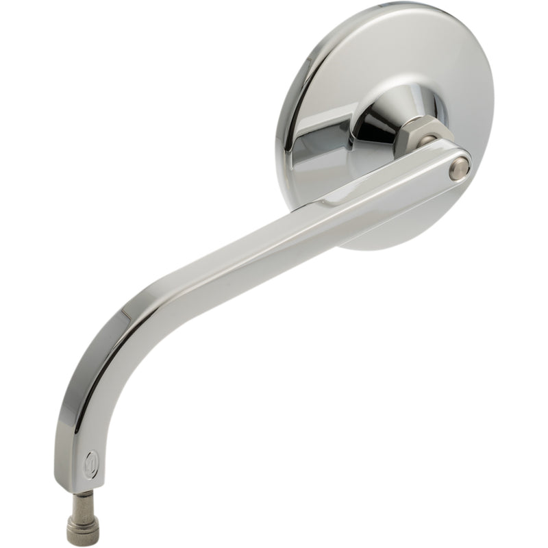 JOKER MACHINE 0640-1507 03-050-3L No. 7 Standard 3-1/4" Round Mirror - Side View - Round - Chrome - Left