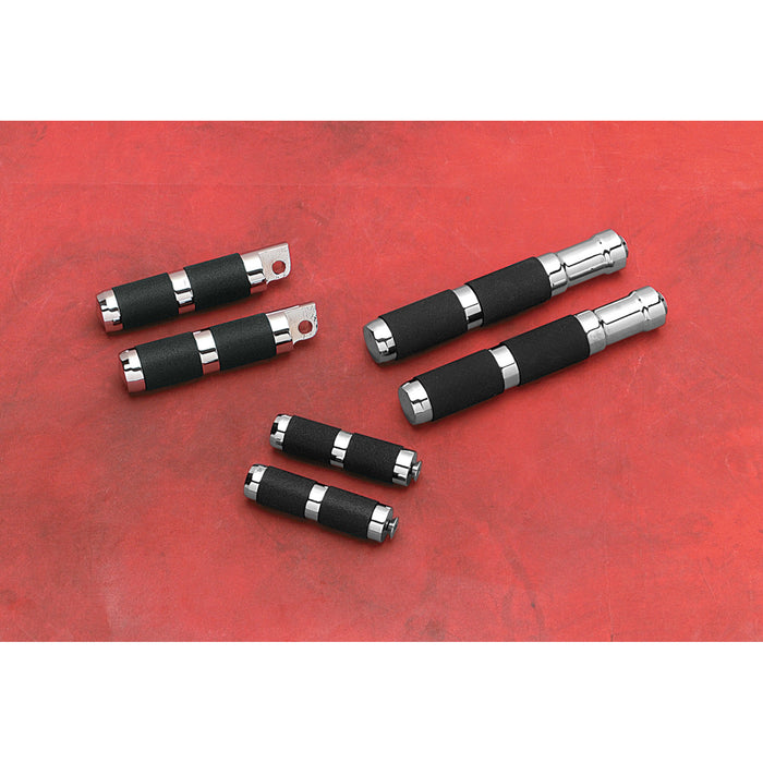 ACCUTRONIX DS-243650 PF121-SRC Footpegs rubber  - rigid mount