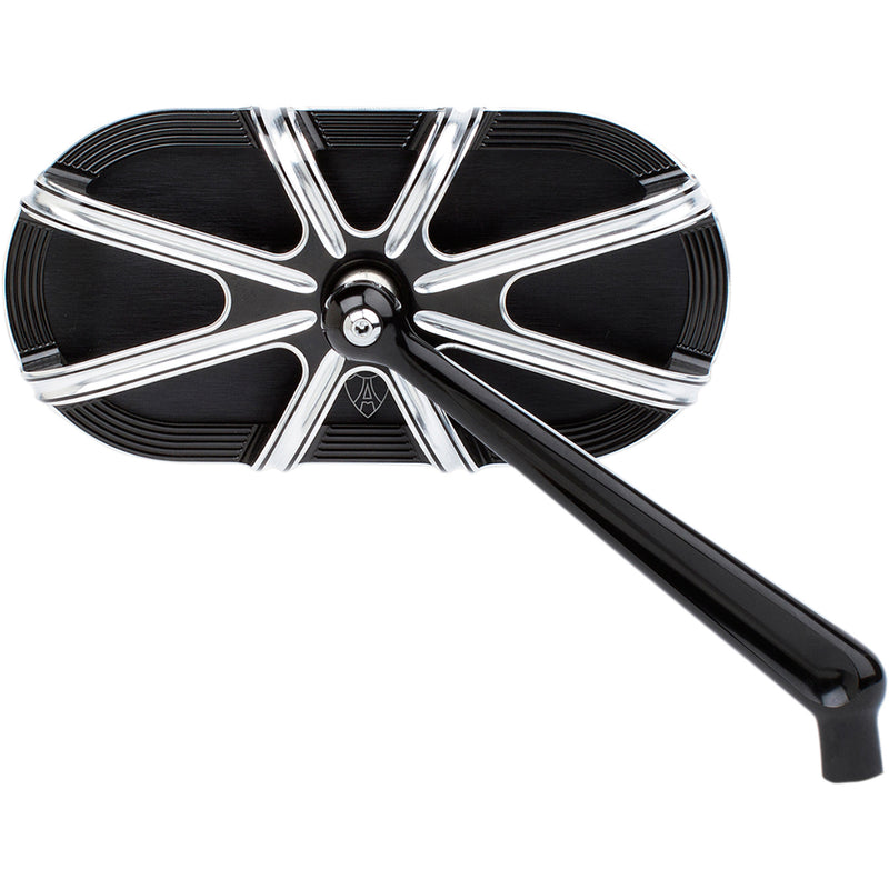ARLEN NESS 0640-1203 13-162 Caged Series Mirror Mirror - Side View - Caged Series/10 Gauge - Black - Right