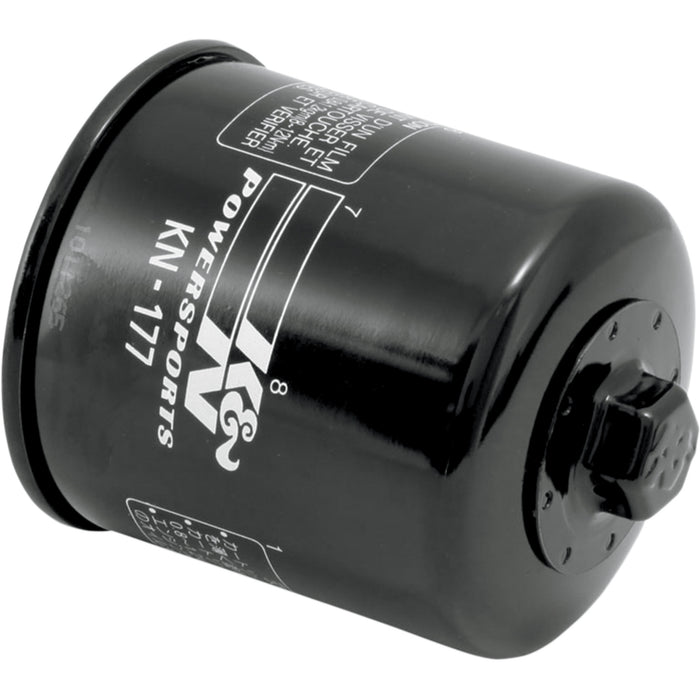 K & N 0712-0045 KN-177 Performance Oil Filter Oil Filter - Black