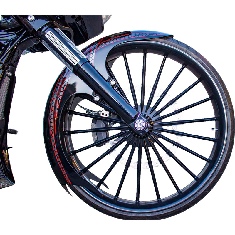 Paul Yaffe Bagger Nation Talon Fender - TALON21-14L-B For Harley Touring 2014-2026