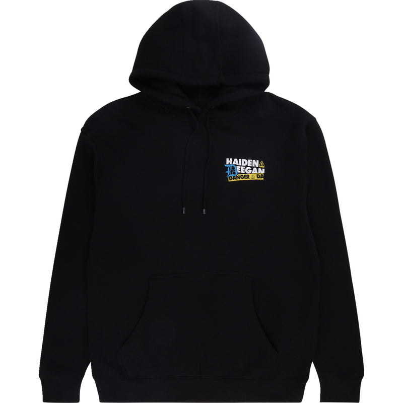 DEEGAN APPAREL 3050-6810 DMTFP3010BLKM Caution Hoodie black - medium