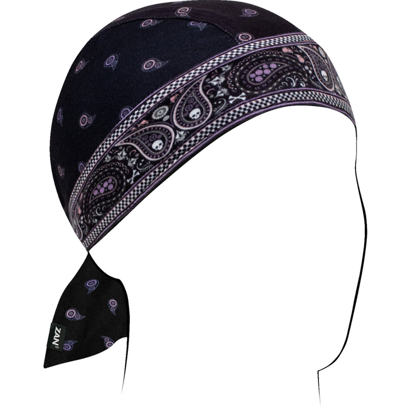 ZAN HEADGEAR 2504-0560 ZL019 Flydanna® Sportflex® Headwrap Flydanna® Sportflex® - Paisley Classic - Pink/Purple