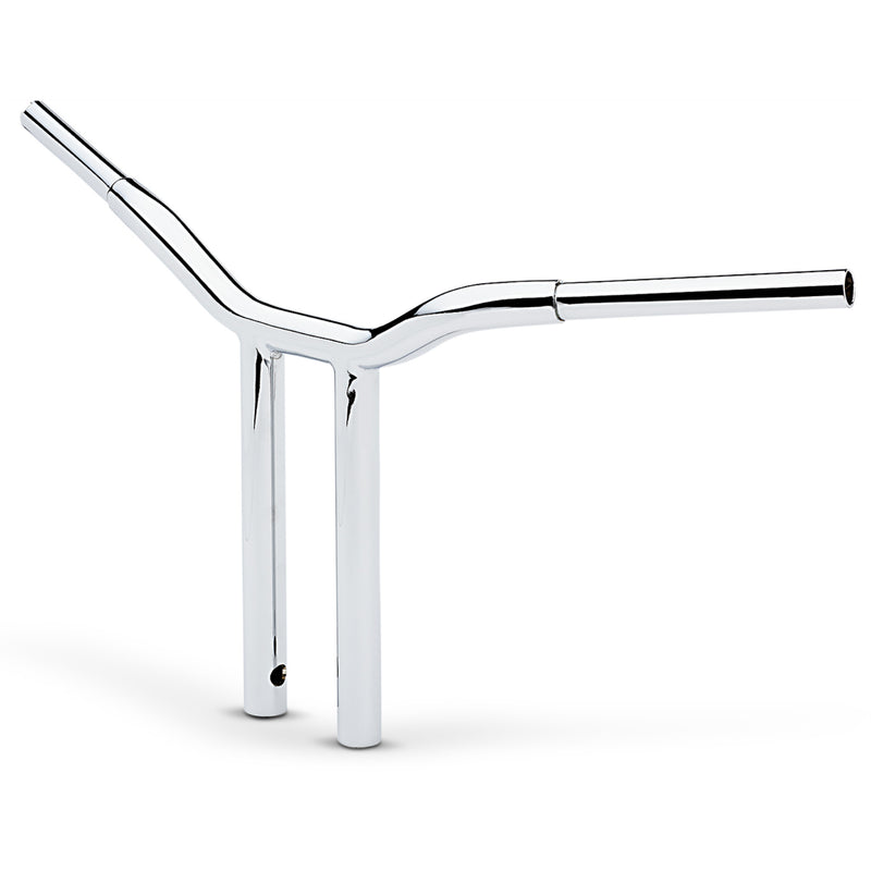 LA CHOPPERS 0601-4932 LA-7337-14 Kage Fighter Welded Straight-Riser Handlebar - One Piece - 14" - Chrome