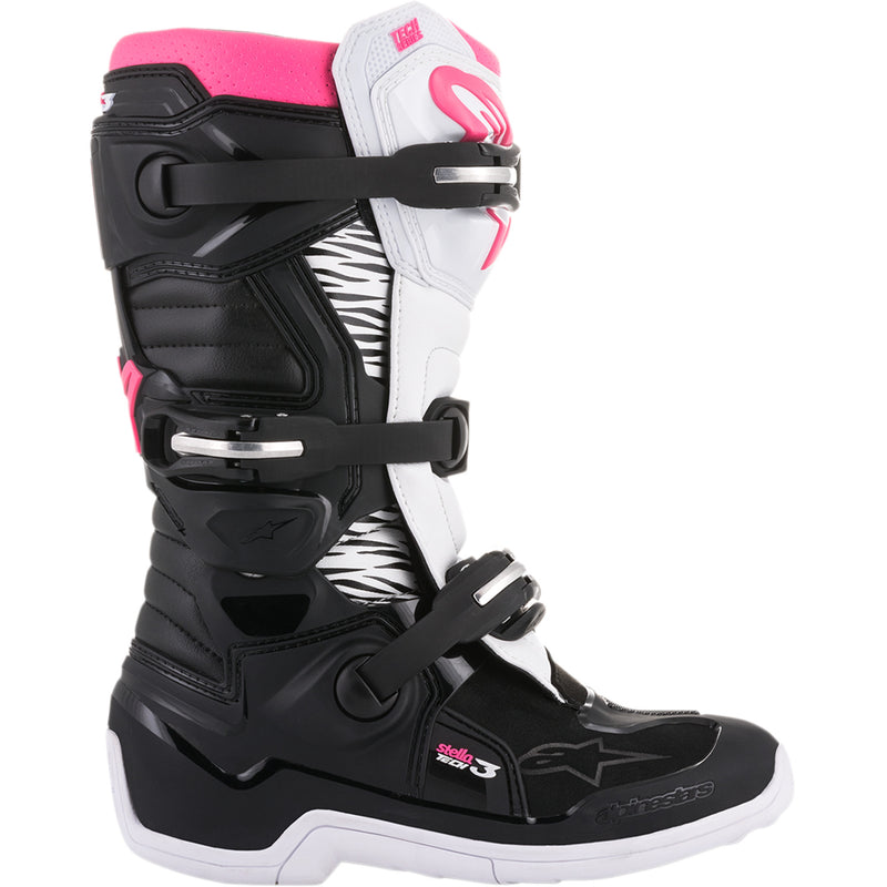 ALPINESTARS Stella Tech 3 Boots Black/White/Pink - US