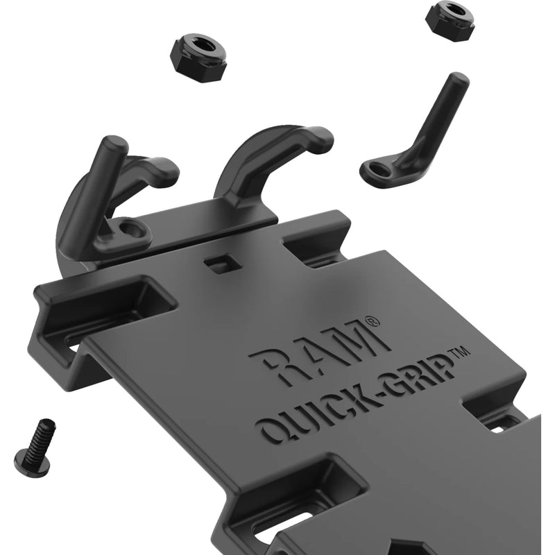 RAM MOUNTS 0636-0438 RAM-B-149Z-A-PD4-462 Quick Grip Phone Mount with U-Bolt Base Phone Mount - Quick Grip™ - Vibe Safe - U-Bolt Base