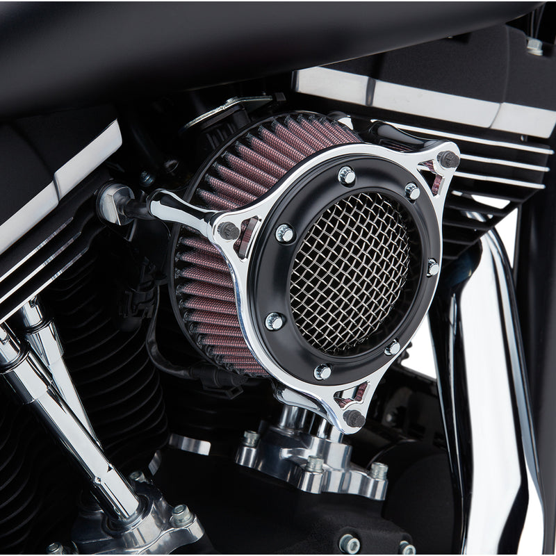 Cobra RPT Venturi Air Intake - 606-0102-05BCSB For Harley Motorcycles 1999-2017