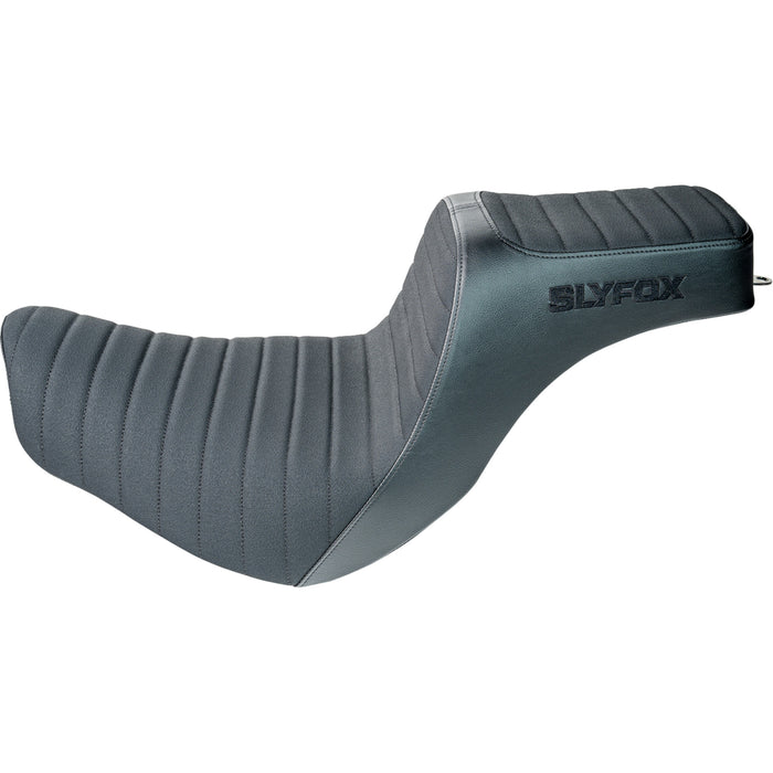 SLYFOX 0802-1656 4701A-slyfox Highnoon Seat vinyl - classic stitch - black logo - fl/fx '18-'24