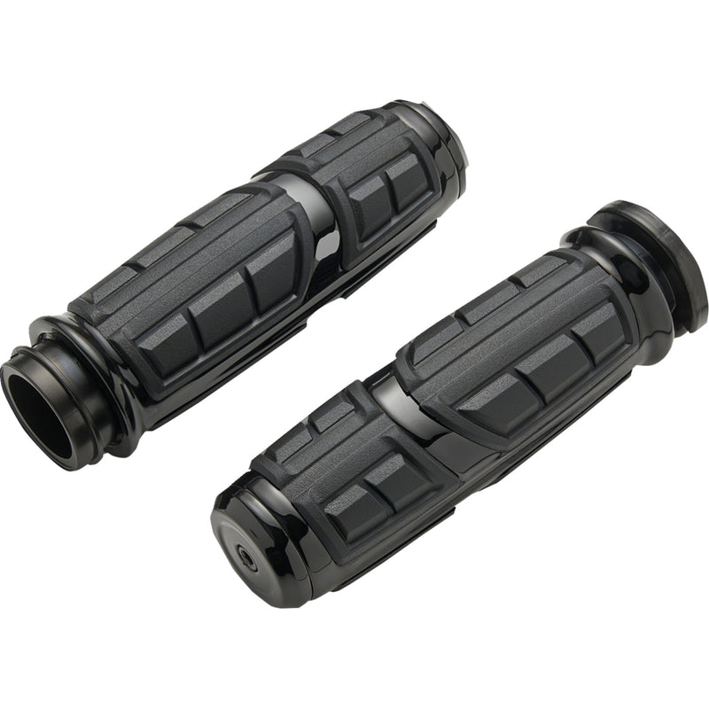 Ciro Chicane Grips - 54021 For Harley Motorcycles 2008-2026