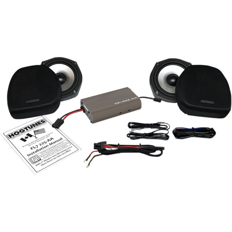 Hogtunes FL 7 225-AA Speaker Kit - FL7 225-AA For Harley Touring 2000-2013