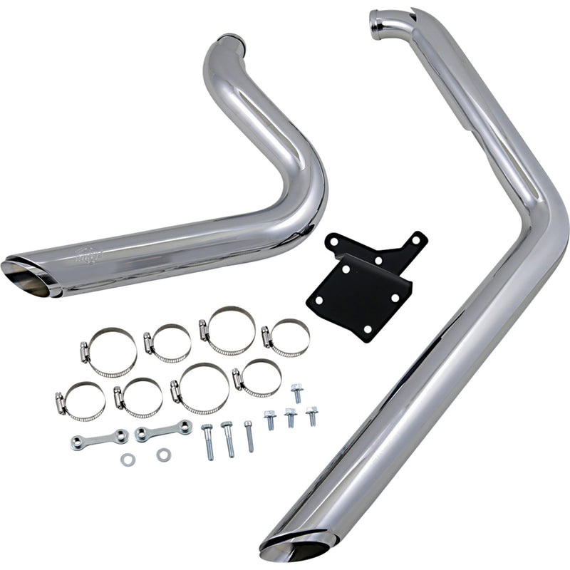 Vance & Hines Shortshots 2-Into-2 Exhaust System - 17213 For Harley Dyna 1991-2005