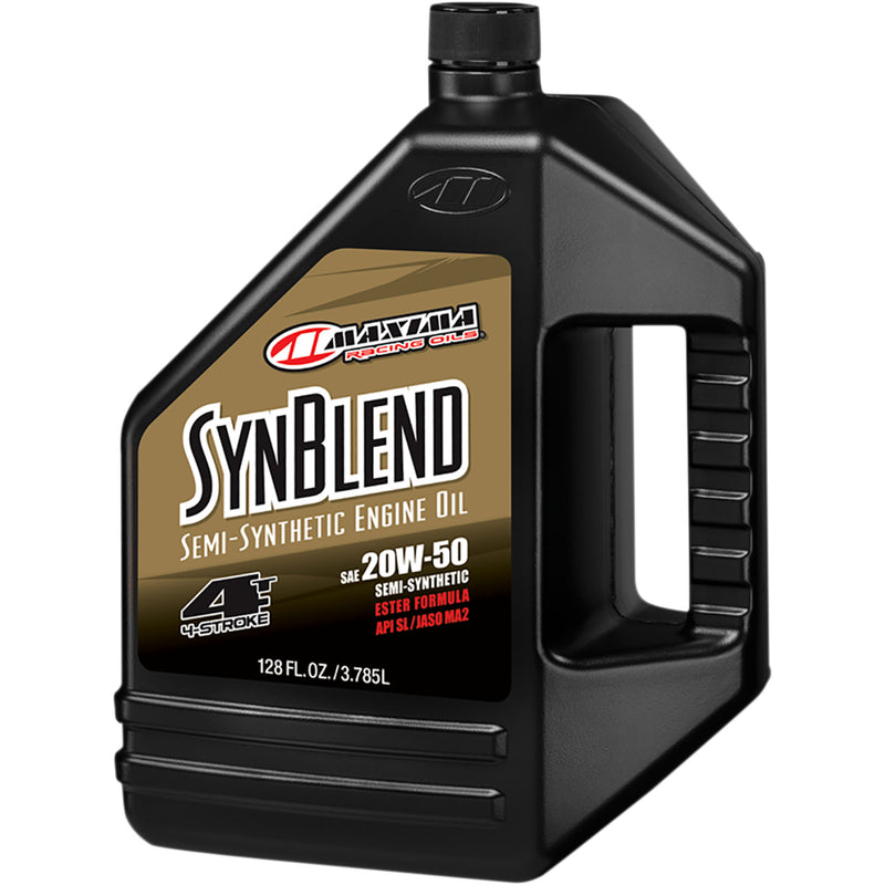 MAXIMA RACING OIL 359128B 359128B SynBlend Semi-Synthetic 4T Engine Oil SynBlend Semi-Synthetic Oil - 20W-50 - 1 U.S. gal.