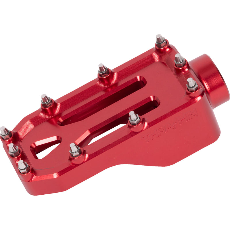 THRASHIN SUPPLY CO. 1610-0763 TSC-2221-2 Aggressor Brake Pedal red - touring
