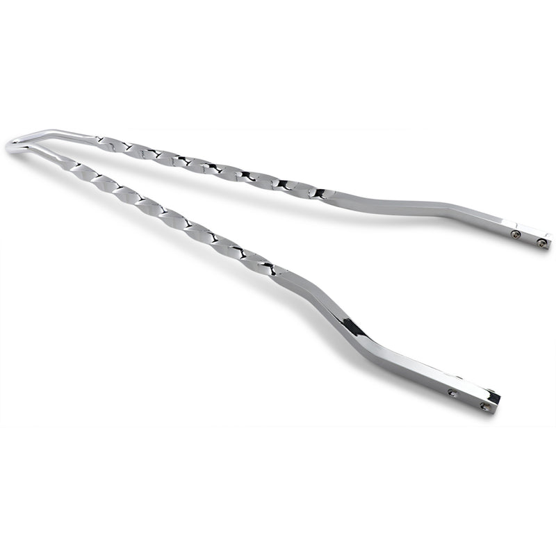 CYCLE VISIONS 1501-0508 CV8042 Twisted Sticks Sissy Bar chrome - 30"