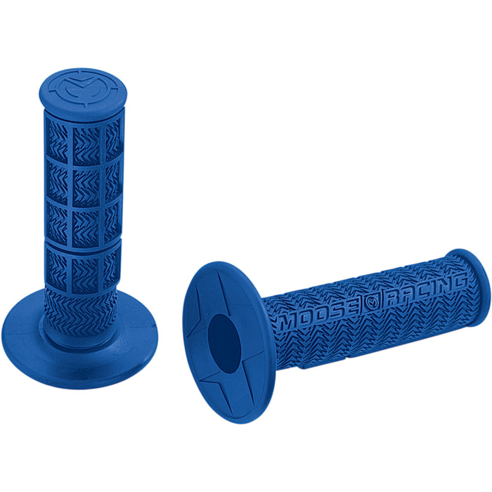 MOOSE OFFROAD 0630-0394 B01MXU Flange Style Stealth MX Grips Grips - Stealth - MX - Blue