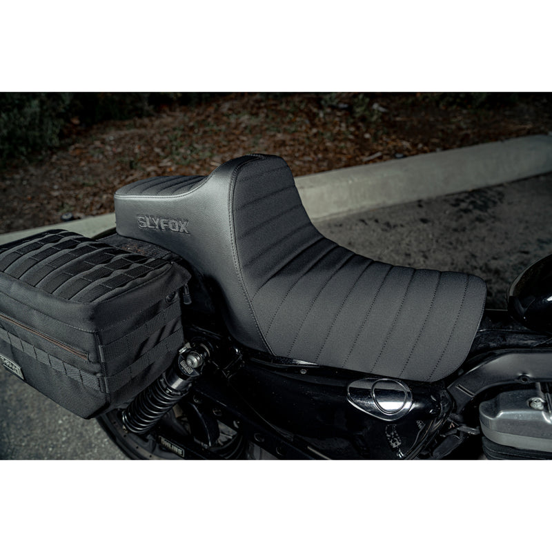 Slyfox Highnoon Seat - 4709A-SlyFox For Harley Sportster 2004-2022