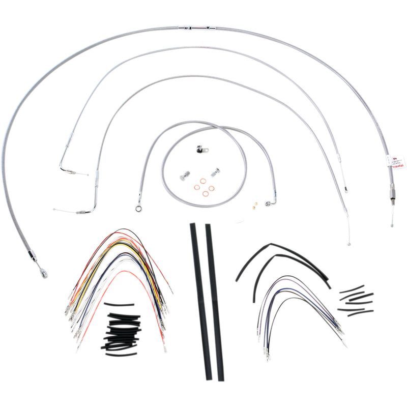 Burly Brand Complete Cable Kit - B30-1058 For Harley Softail 2007-2010