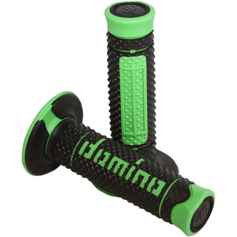 DOMINO 0630-1568 A26041C4440A7-0 Diamonte Grips Grips - Diamonte - Dual Compound - Black/Green