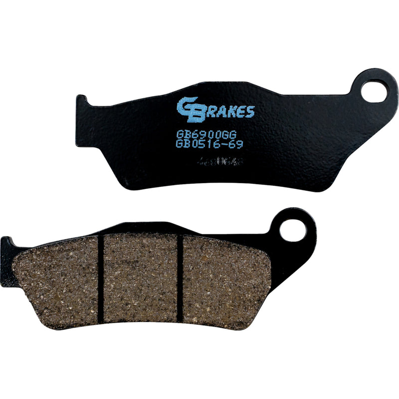 Gbrakes Brake Pad - GB0516-69 For Harley Street 2016-2020 | Husaberg Dirt Bikes 1995-2000 | TM Dirt Bikes 2000-2026 | Gas Gas Dirt Bikes 2021-2026