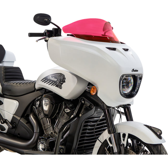 KLOCK WERKS 2312-1513 KWW-04-0646 Ice Flare® Windshield Windshield - 9" - Pink Ice - Chieftain PowerPlus/Roadmaster PowerPlus
