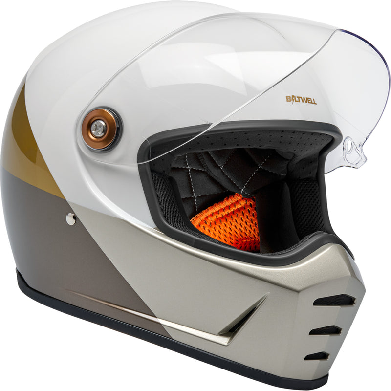 BILTWELL Lane Splitter Intersection Helmet - Gold/Silver/Bronze