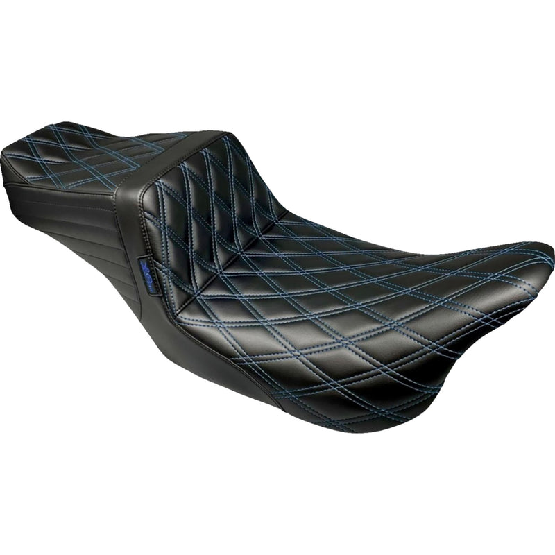 LePera Tailwhip Seat - LK-587DD-BLUE For Harley Touring 2008-2024