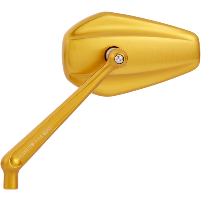 ARLEN NESS 0640-1390 13-154 Mini Stocker Forged Mirror - Mini/Stocker - Side View - Hexagon - Gold - Right