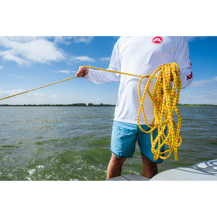 AIRHEAD SPORTS GROUP 4808-0047 AHTR-02S Reflective 2 Rider Safety Tow Rope Rope - Tow - Reflective Yellow - 2 Rider - 60'