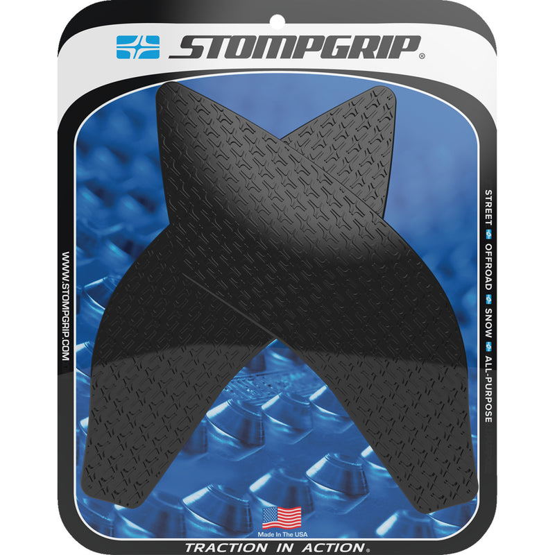STOMPGRIP 4320-2662 55-14-0161B Icon Profile Traction Pad Tank Grips Traction Pad Tank Grips - Icon - Black - Honda