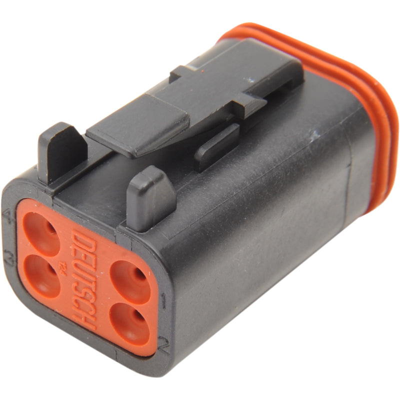 NAMZ 2120-0056 DP-4B Deutsch DT Sealed Connector Component — Wiring Connector Deutsch Plug - 4 Pin - Black