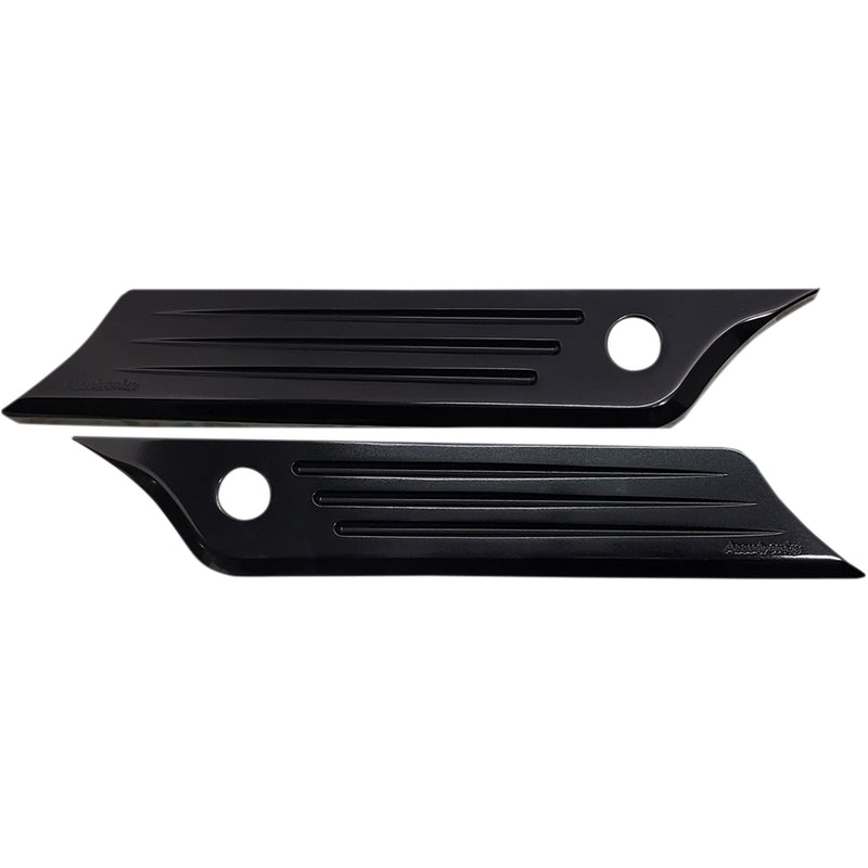 Accutronix Latch Cover - BLC014-SB-B For Harley Motorcycles 2014-2026