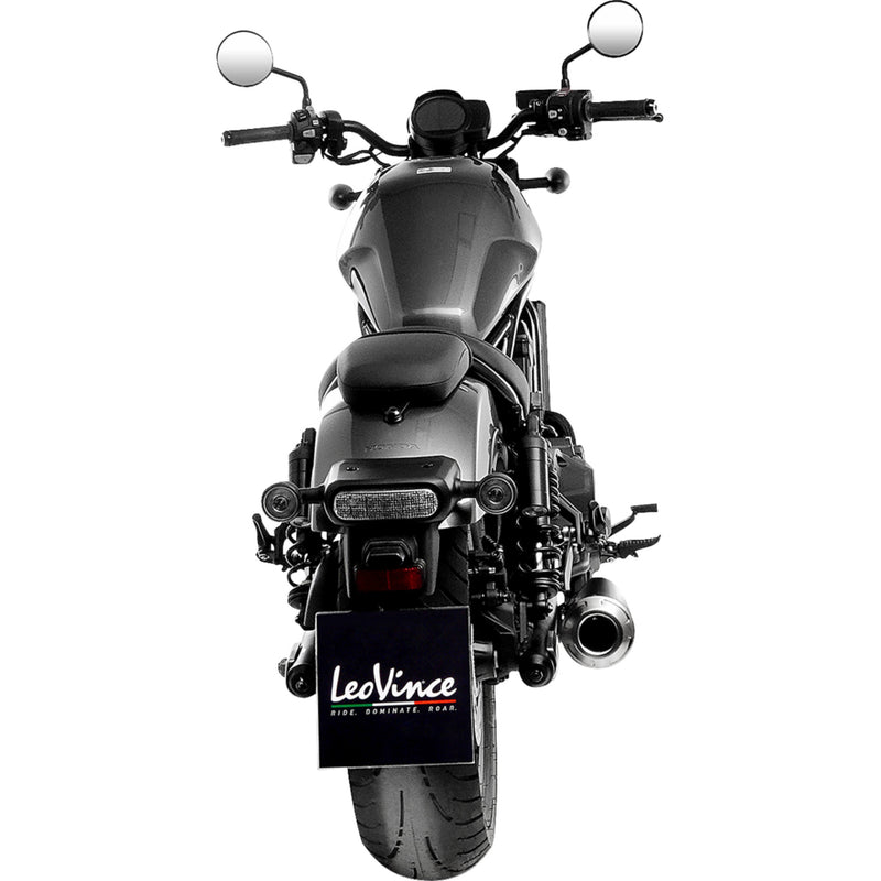 Leovince Classic Racer Muffler - 15009FBU Honda Rebel 1100 2021-2024