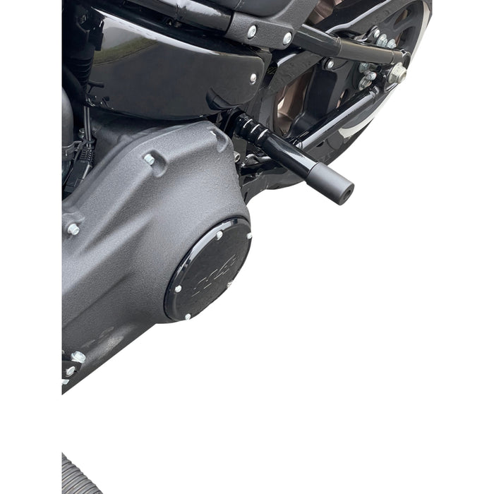 KODLIN USA 0505-2346 K59513 M8 Softail Rear Guards - Frame Guards - Rear - Black - Softail