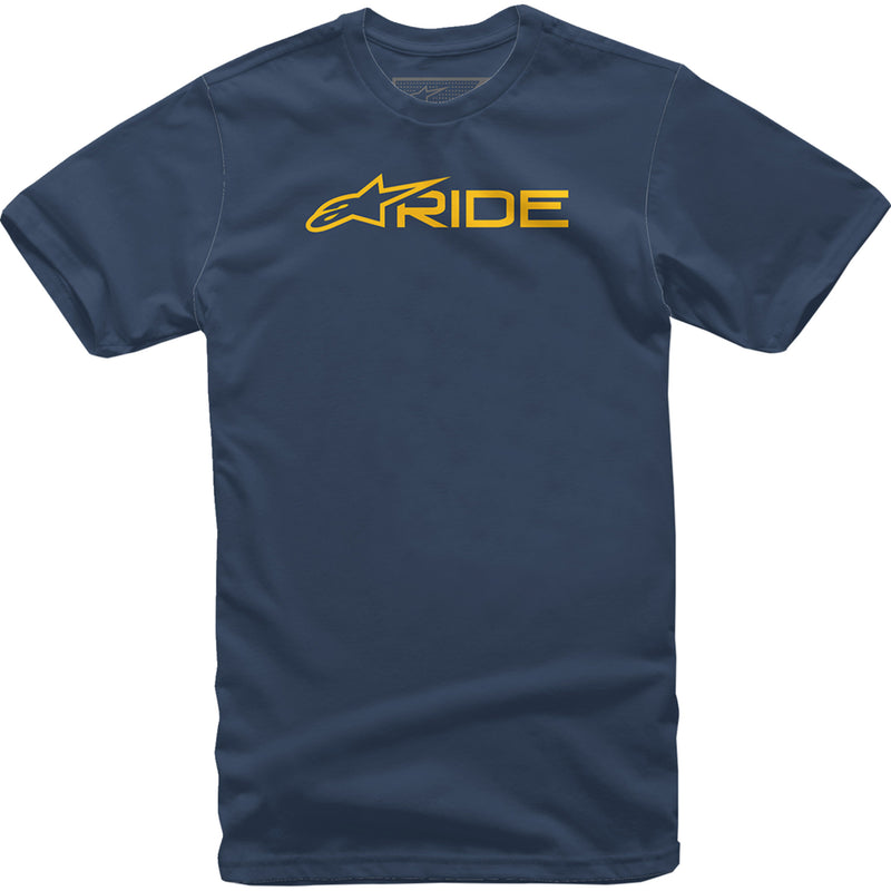 ALPINESTARS 3030-22198 12327220070592X Ride 3.0 T-Shirt navy/gold - 2xl