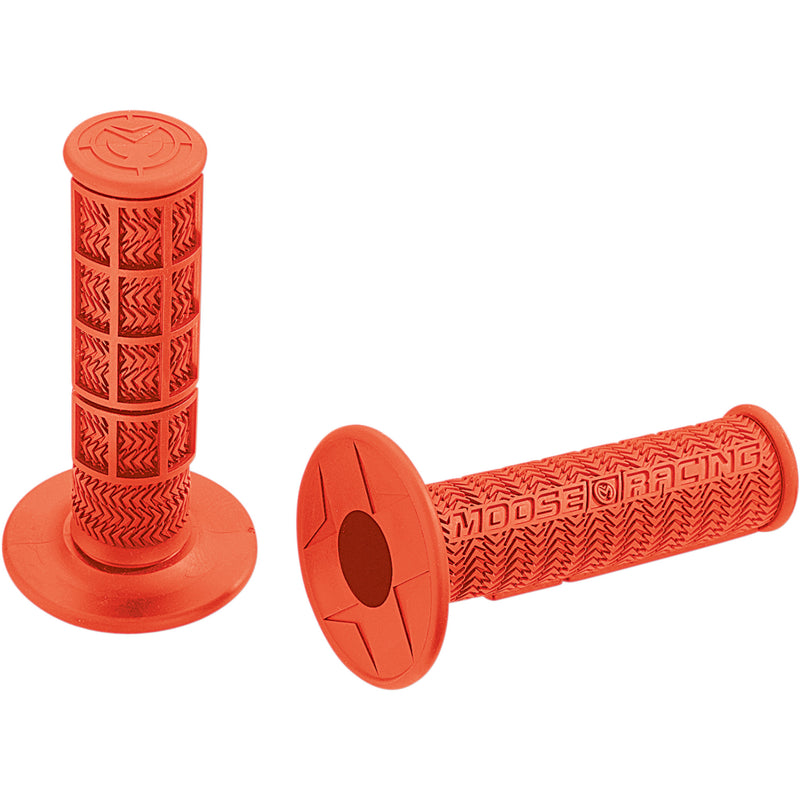 MOOSE OFFROAD 0630-0393 B01MXO Flange Style Stealth MX Grips Grips - Stealth - MX - Orange