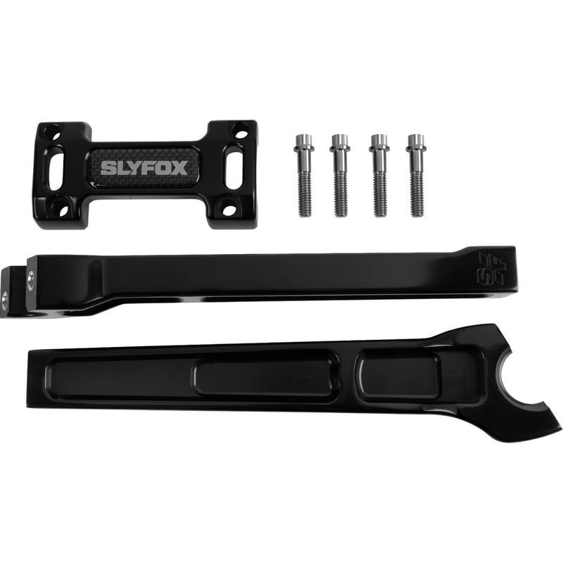 SLYFOX 0602-1539 SF-1003-10-B Handlebar Riser Kit straight - 1-1/8" clamping - 10" rise - black