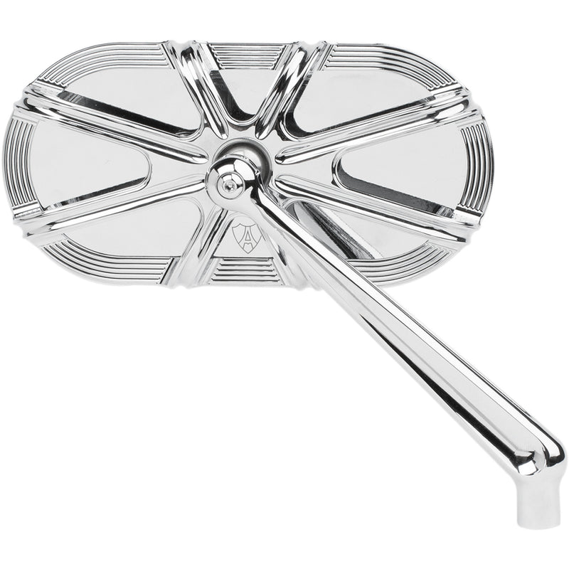 ARLEN NESS 0640-1204 13-163 Caged Series Mirror Mirror - Side View - Caged Series/10 Gauge - Chrome - Right