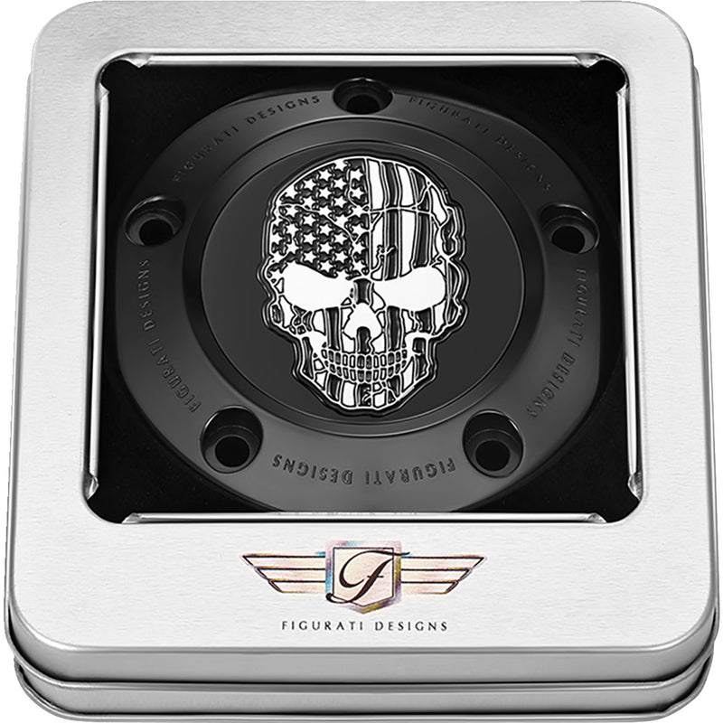 Figurati Designs Cover - FD28-TC-5H-BLK For Harley Motorcycles 1999-2017