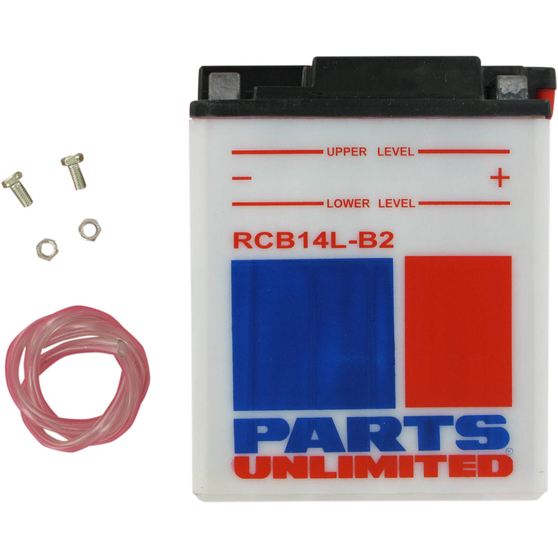 Parts Unlimited Conventional Battery - RCB14L-B2 Honda CBR1000F Hurricane / CBR1000F 1987-1996