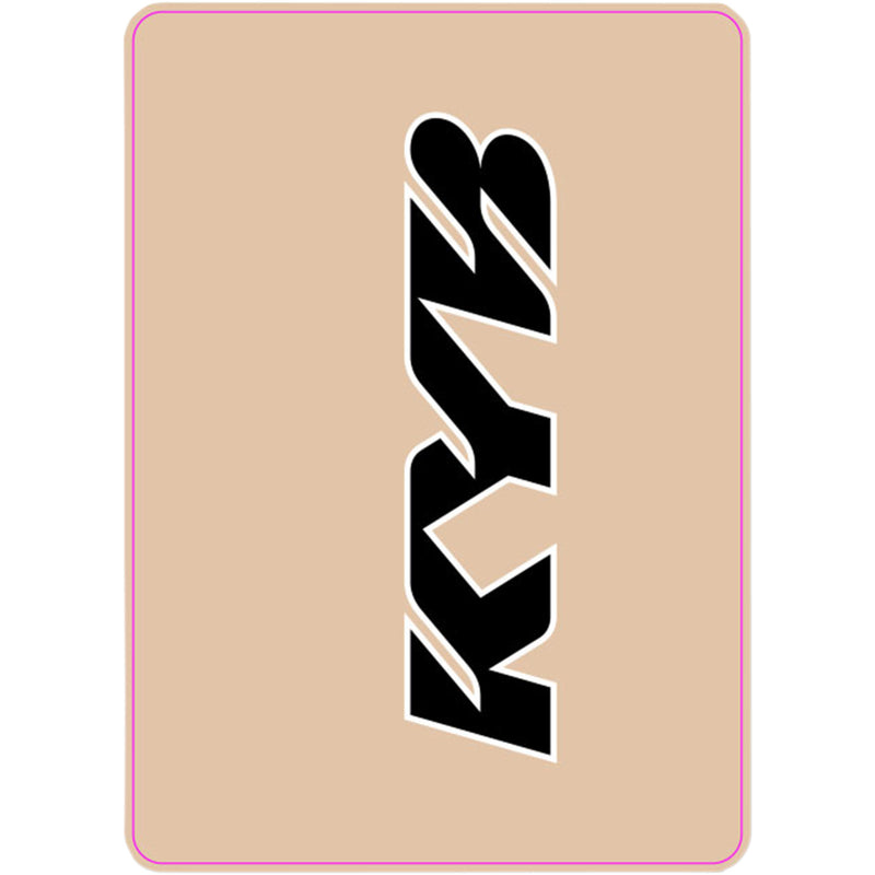D'COR VISUALS 4320-2293 40-80-103 Upper Fork Decal kyb - black