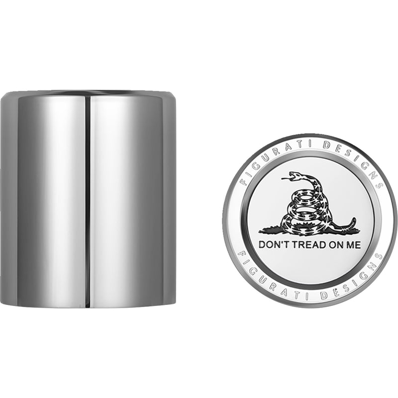 FIGURATI DESIGNS 3550-0333 FD40-DC-2530-SS Docking Covers don't tread on me - short - silver