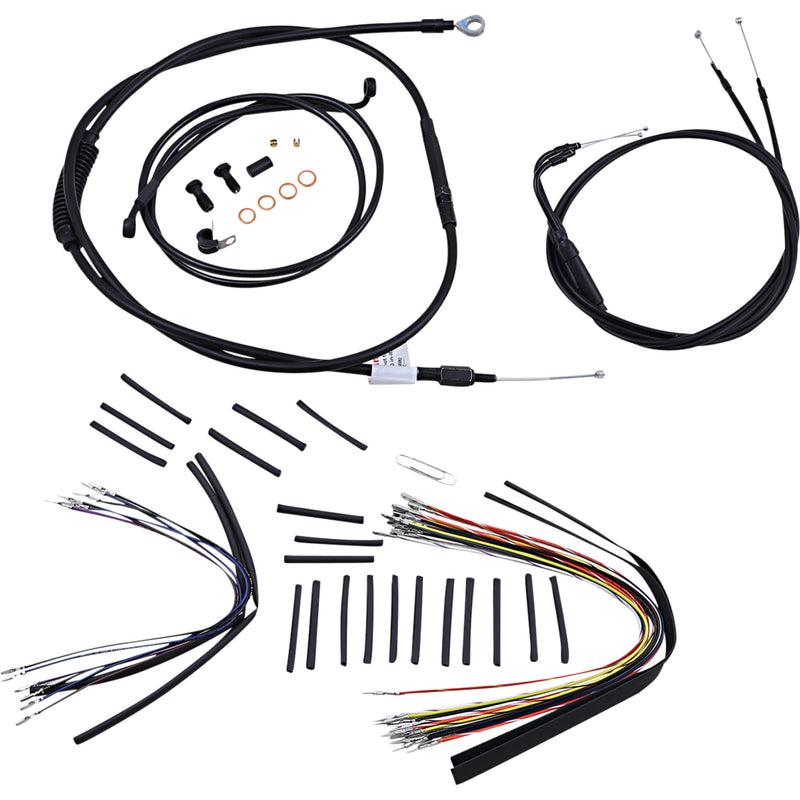 Burly Brand Complete Cable Kit - B30-1012 For Harley Softail 2007-2010
