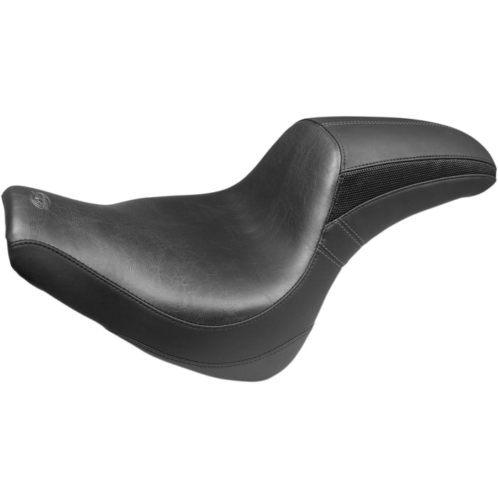 MUSTANG 0802-1092 75709 Tripper Fastback™ Seat - Tripper™ Fastback - Smooth - Black - FXFB