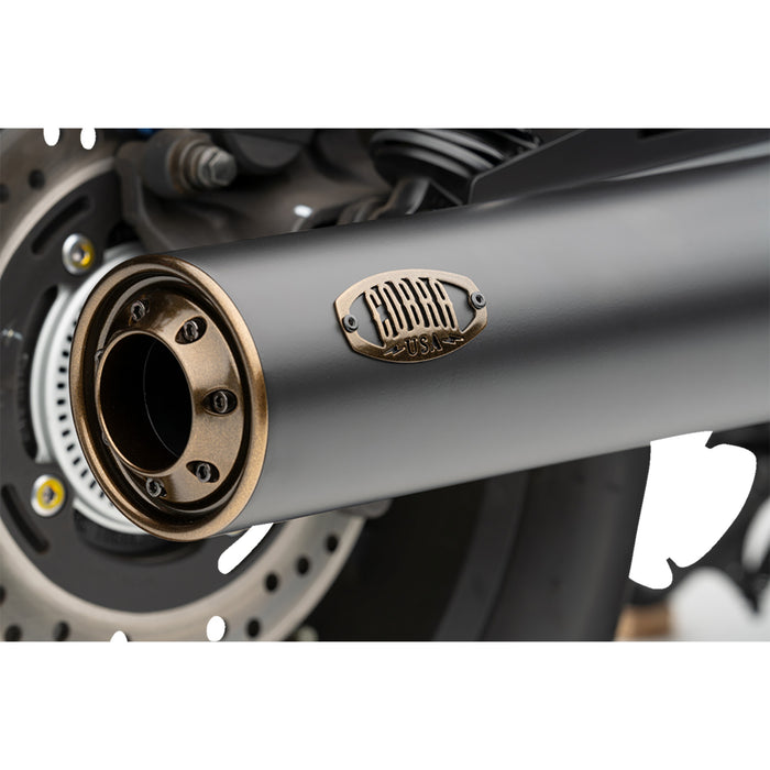 COBRA 1811-4515 1140BZ Bronze Tip Slip-On Muffler rebel